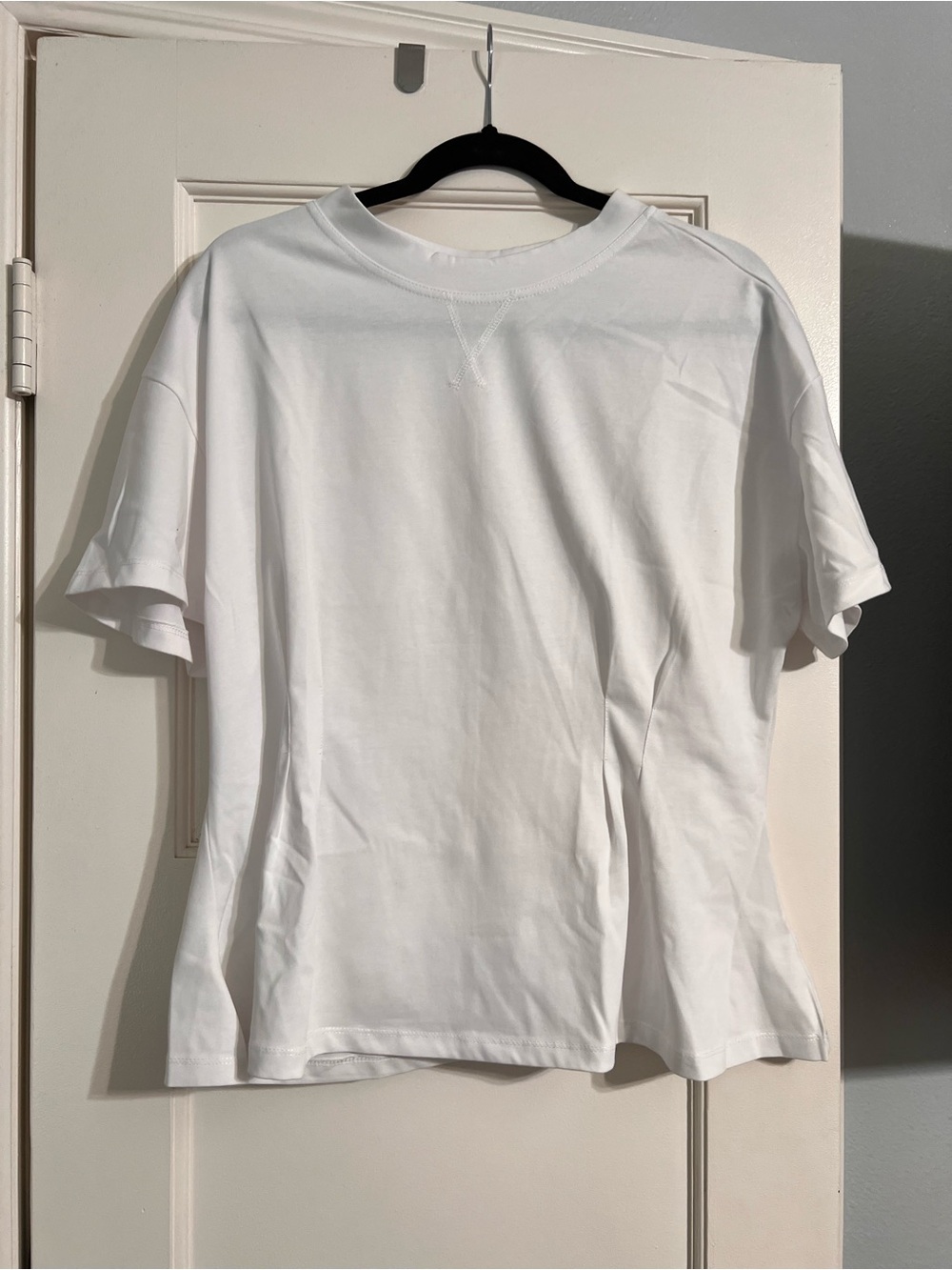HYFVE White Short Sleeve Pleated Blouse
Large